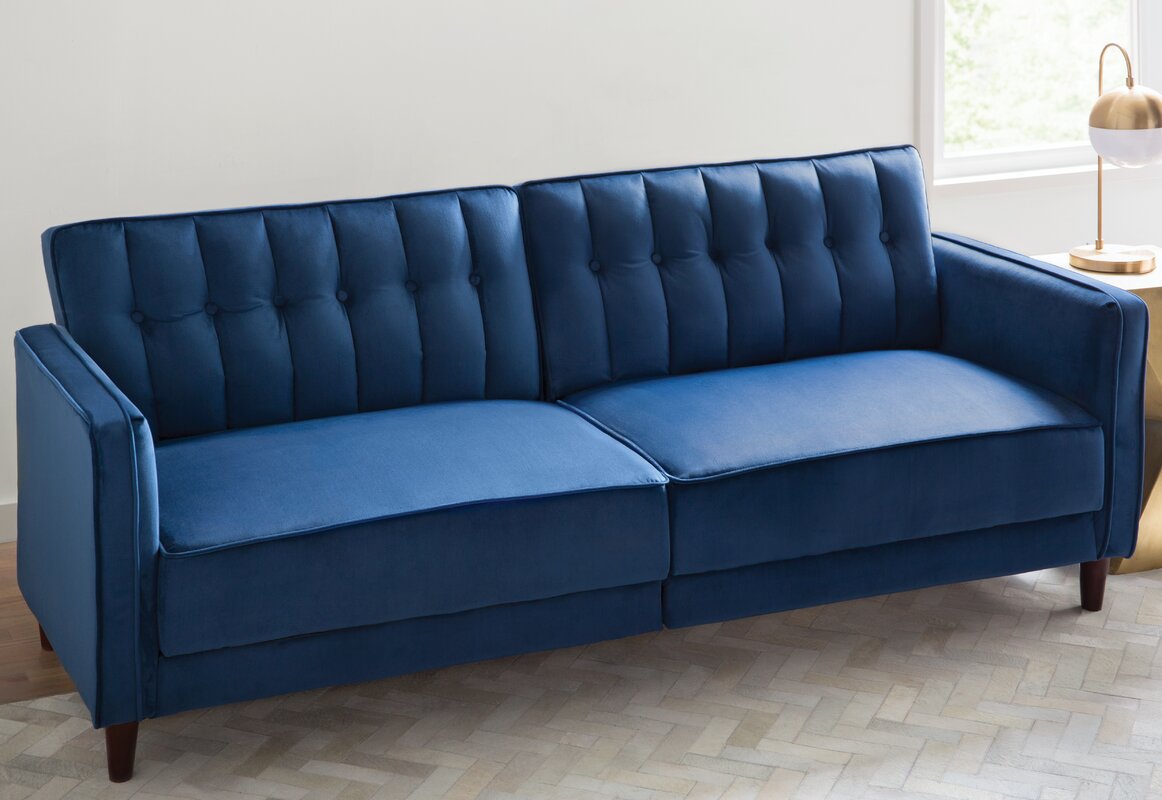 Hammondale Pin Tufted Convertible Sofa & Reviews | Birch Lane